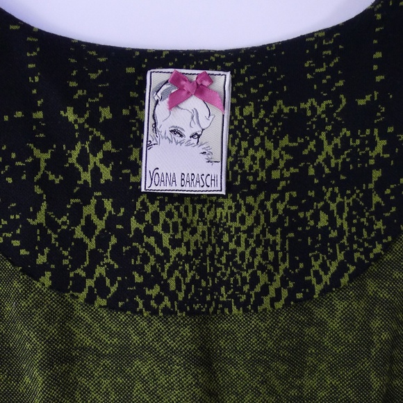 Yoana Baraschi Green Tartan Shift Women Dress- NWT - Picture 5 of 5